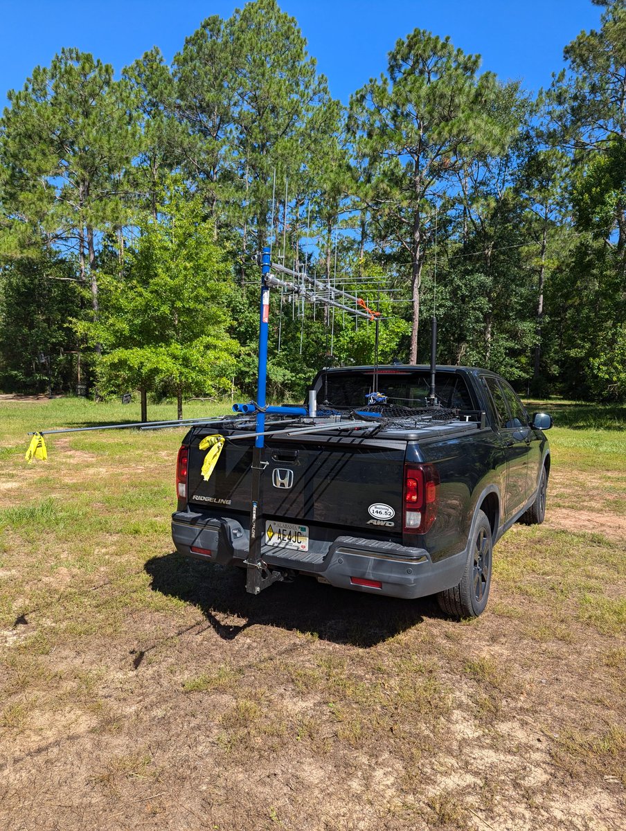 N4MZ Summer Field Day 2024 satellite station set up at camp