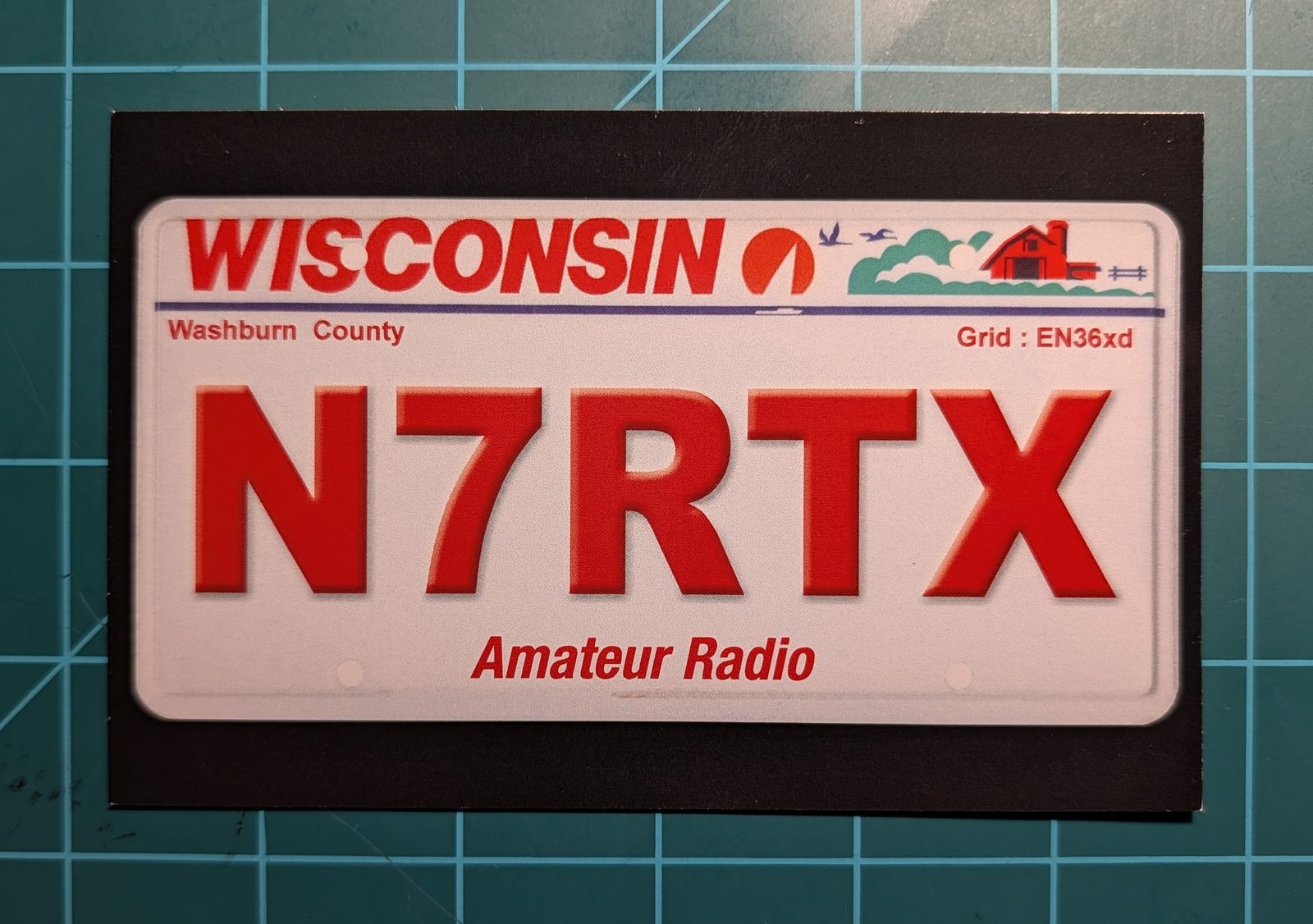 QSL card from N7RTX