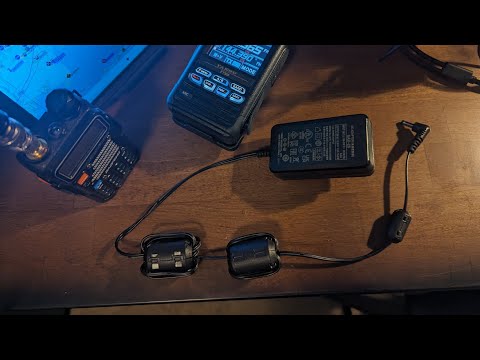 AC Hum Elimination - Yaesu FT5D with SAD-25 AC Adapter